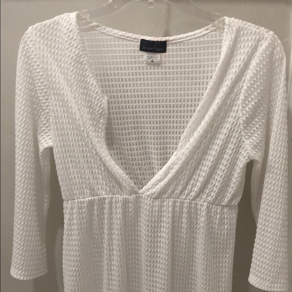 🎆White swim suit coverup